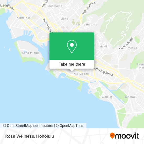 Rosa Wellness map