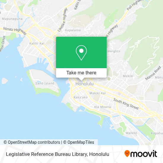 Legislative Reference Bureau Library map