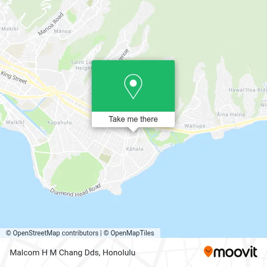 Malcom H M Chang Dds map