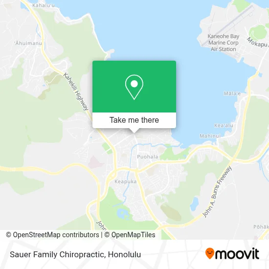 Sauer Family Chiropractic map