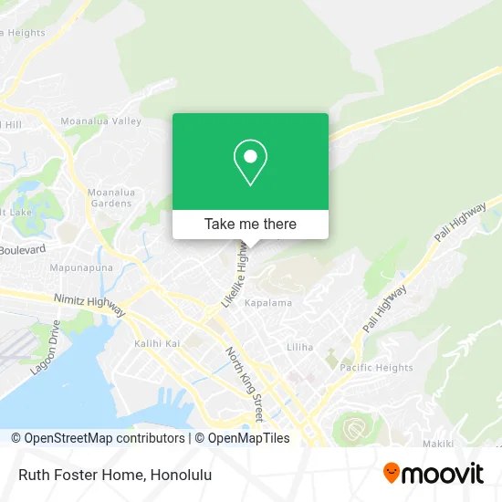 Ruth Foster Home map