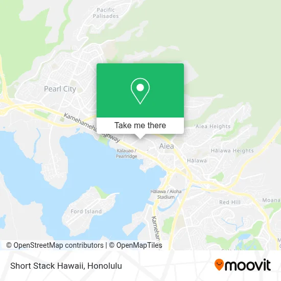 Short Stack Hawaii map