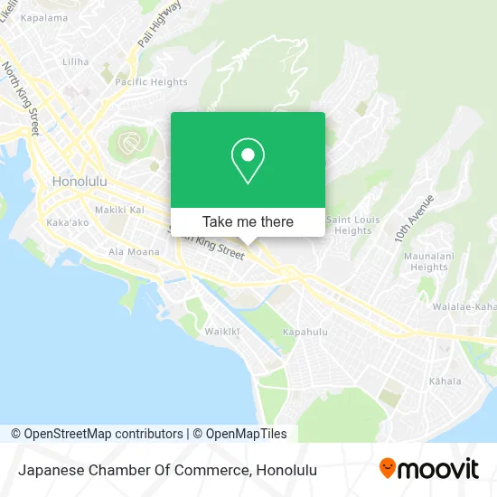 Japanese Chamber Of Commerce map