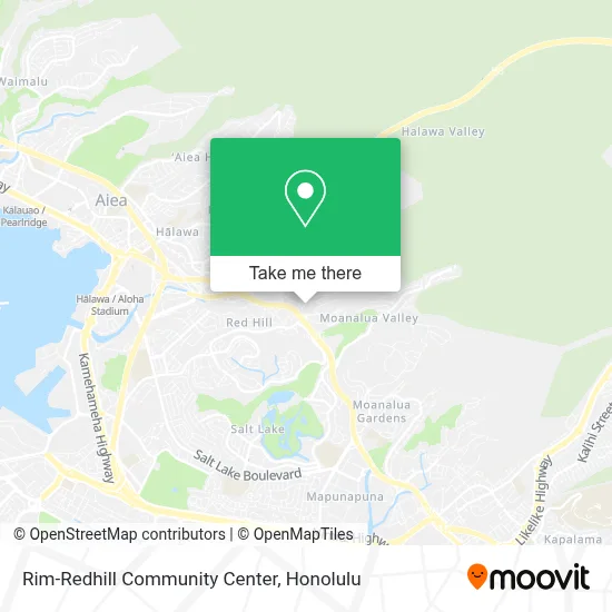 Rim-Redhill Community Center map