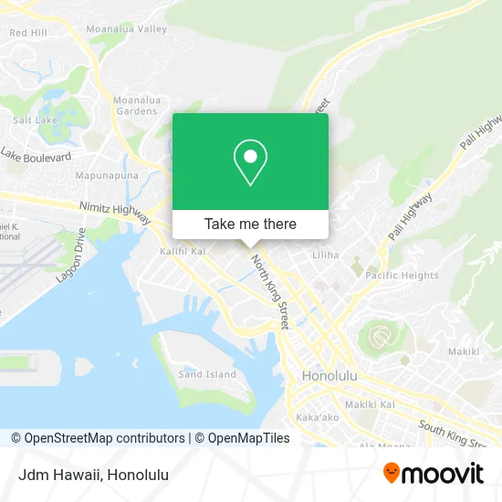Jdm Hawaii map