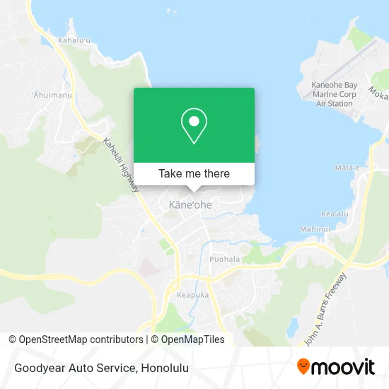 Goodyear Auto Service map