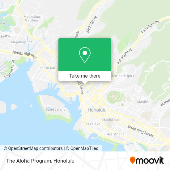 The Aloha Program map
