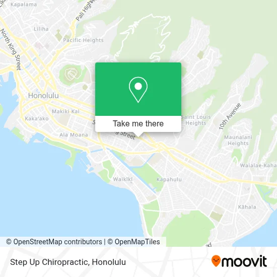Step Up Chiropractic map