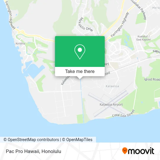 Pac Pro Hawaii map