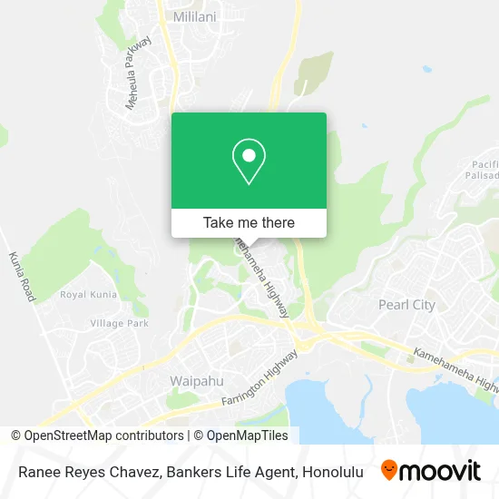 Ranee Reyes Chavez, Bankers Life Agent map