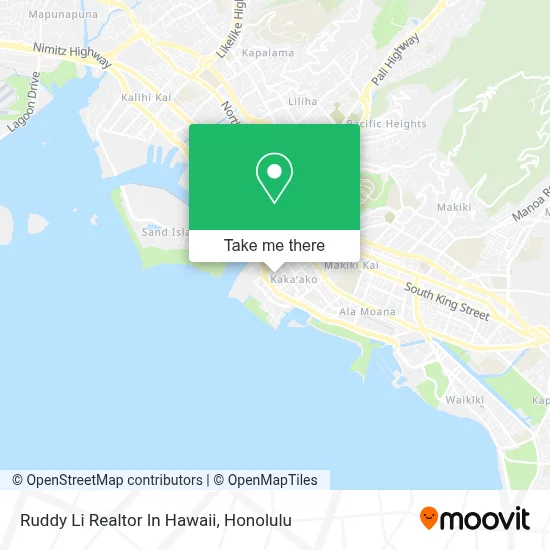 Ruddy Li Realtor In Hawaii map