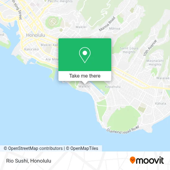 Rio Sushi map