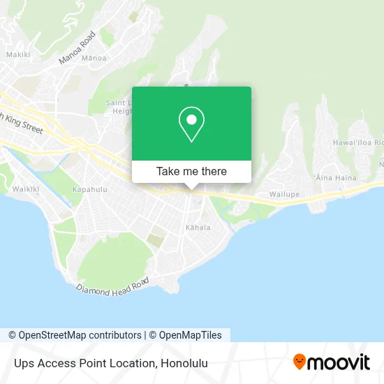 Ups Access Point Location map
