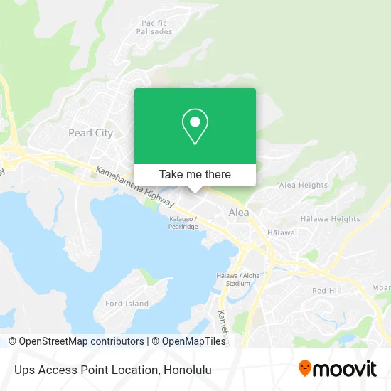 Ups Access Point Location map