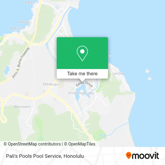 Pali's Pools  Pool Service map