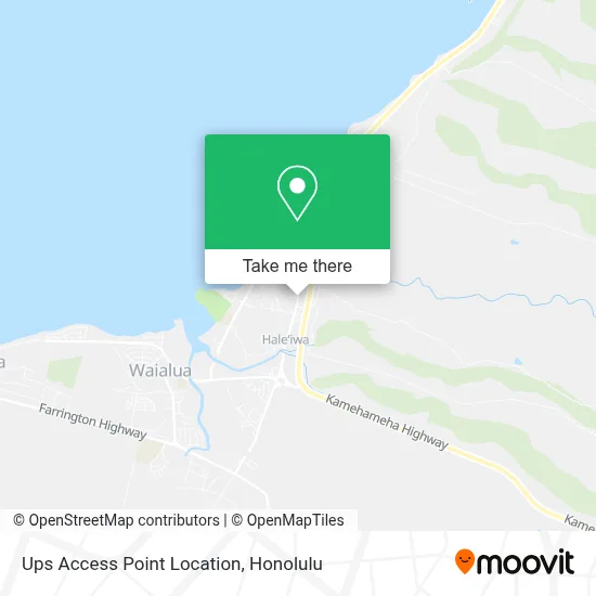 Ups Access Point Location map