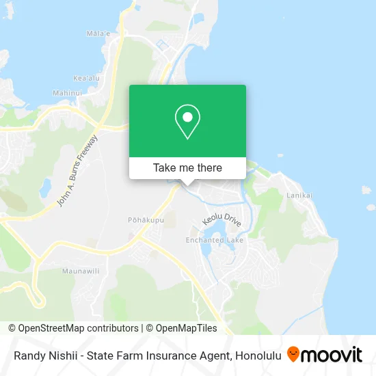 Randy Nishii - State Farm Insurance Agent map