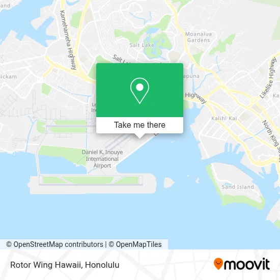 Rotor Wing Hawaii map