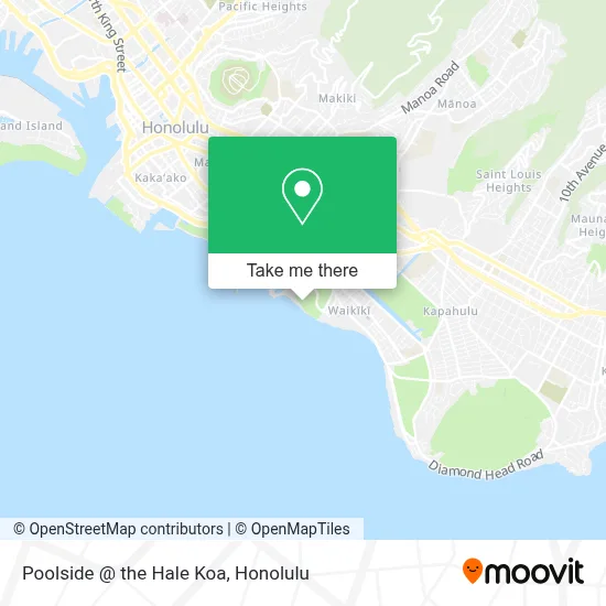 Poolside @ the Hale Koa map