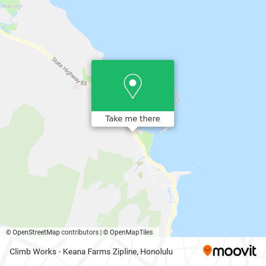 Climb Works - Keana Farms Zipline map