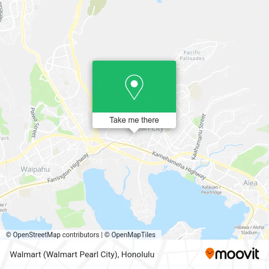 Walmart (Walmart Pearl City) map