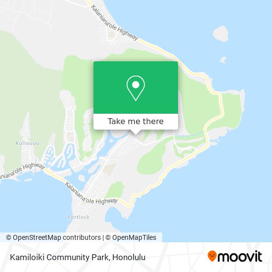 Kamiloiki Community Park map