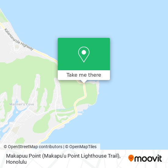 Makapuu Point (Makapu'u Point Lighthouse Trail) map