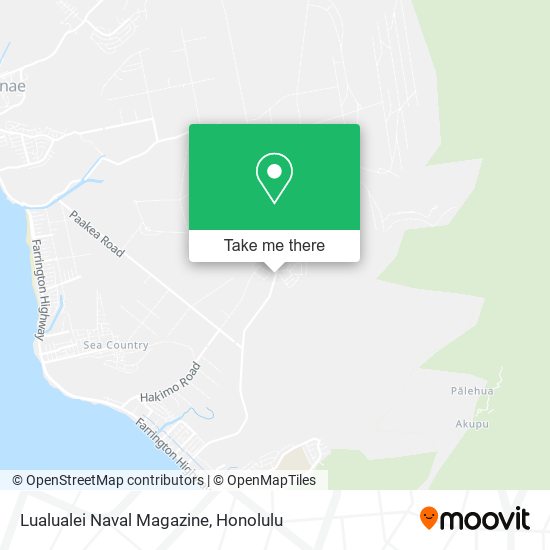 Mapa de Lualualei Naval Magazine