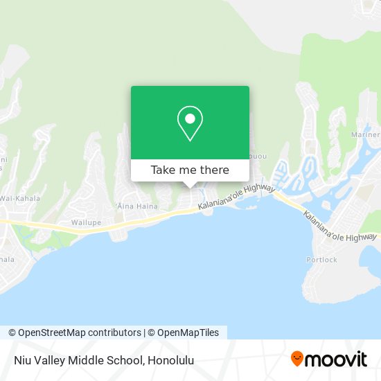 Niu Valley Middle School map