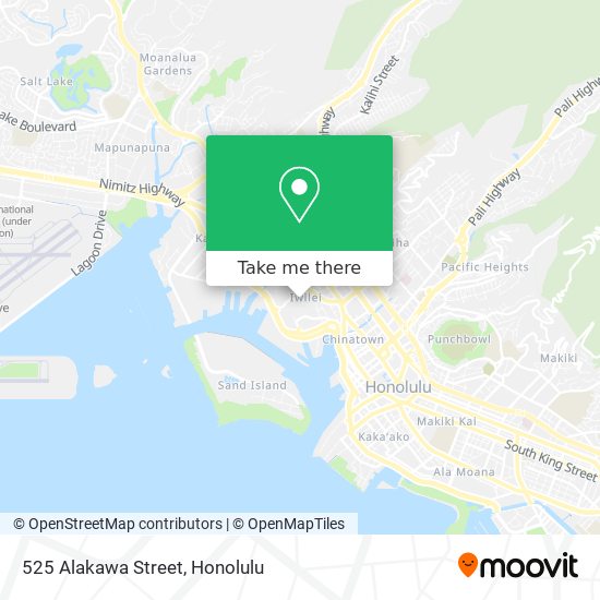 Mapa de 525 Alakawa Street