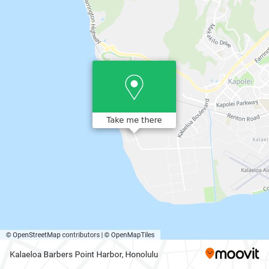 Kalaeloa Barbers Point Harbor map