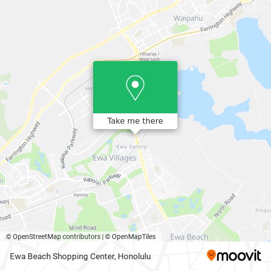 Ewa Beach Shopping Center map