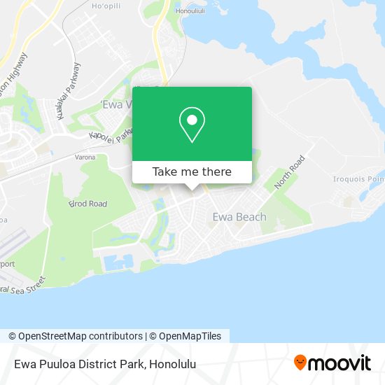 Ewa Puuloa District Park map