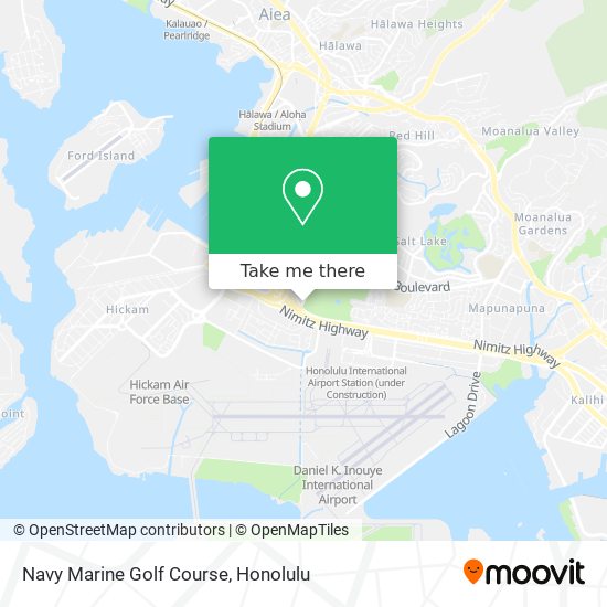 Mapa de Navy Marine Golf Course