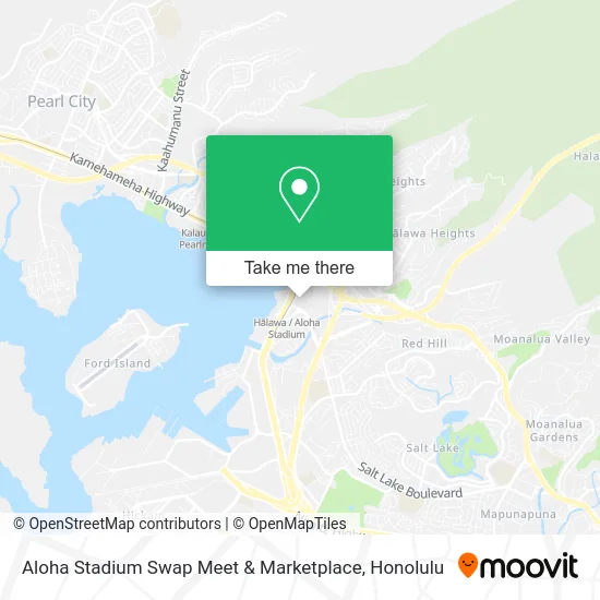 Aloha Stadium Swap Meet & Marketplace map