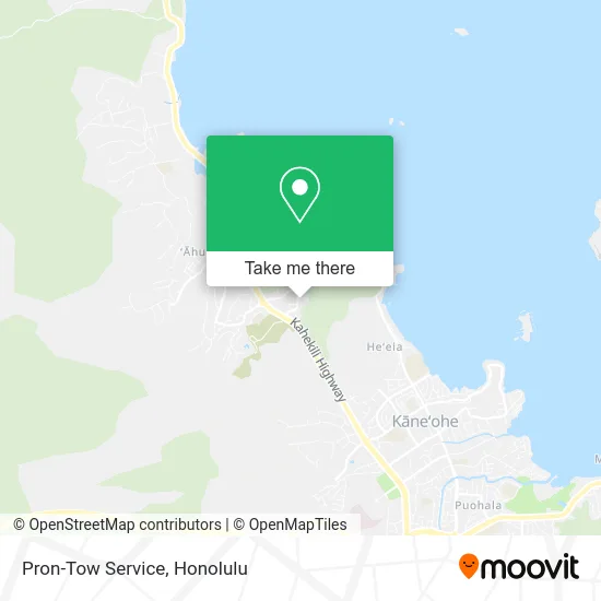 Pron-Tow Service map