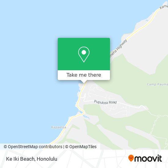Mapa de Ke Iki Beach