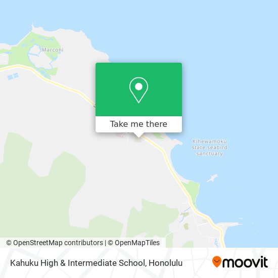 Mapa de Kahuku High & Intermediate School