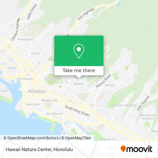 Hawaii Nature Center map