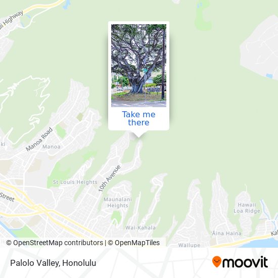 Mapa de Palolo Valley