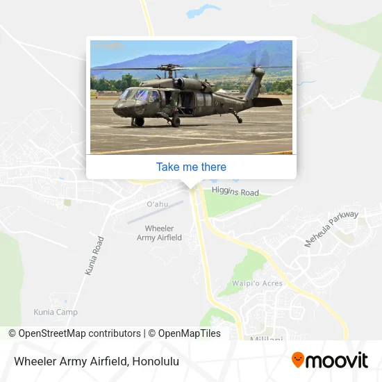 Wheeler Army Airfield map