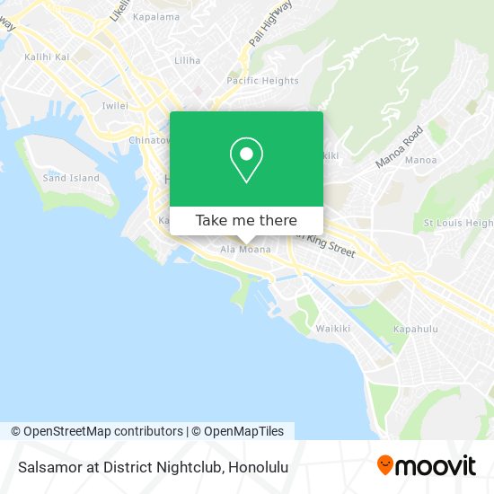 Salsamor at District Nightclub map
