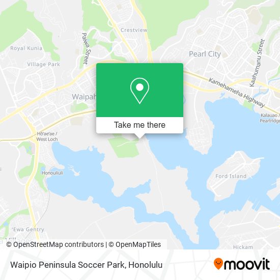 Waipio Peninsula Soccer Park map