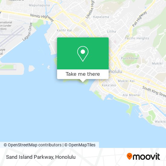 Sand Island Parkway map