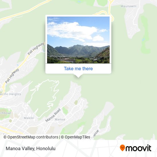 Manoa Valley map
