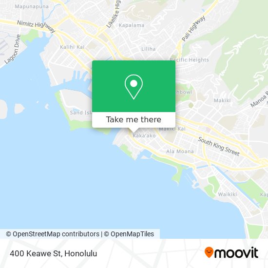 400 Keawe St map