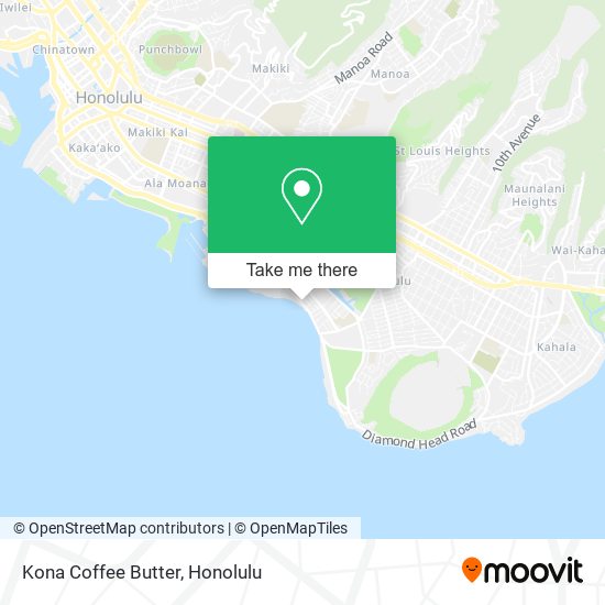 Mapa de Kona Coffee Butter