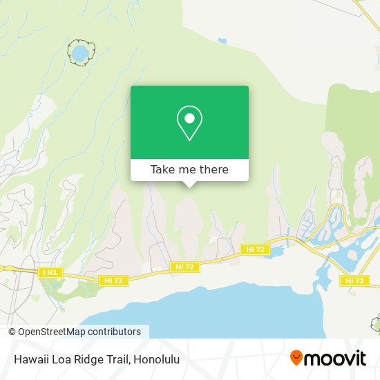 Hawaii Loa Ridge Trail map