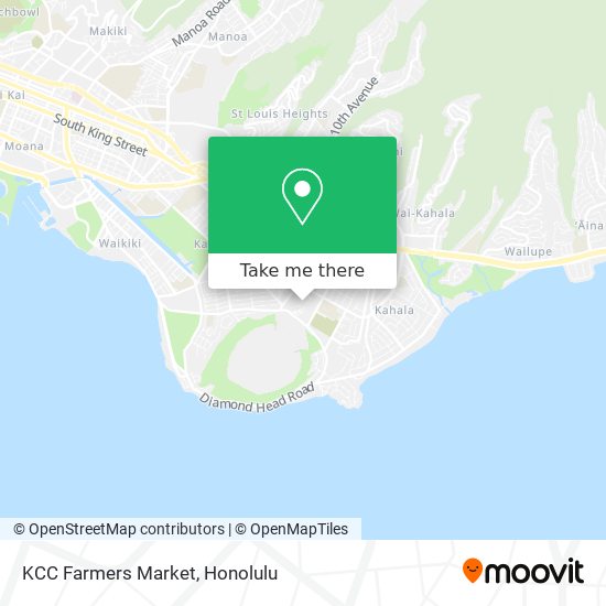 Mapa de KCC Farmers Market