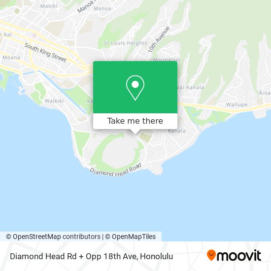 Diamond Head Rd + Opp 18th Ave map